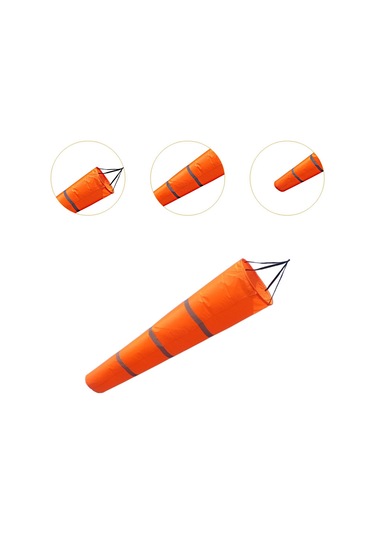Suntek Windsock Ripstop Oxford Kumaş Rüzgar Yönü Turuncu
