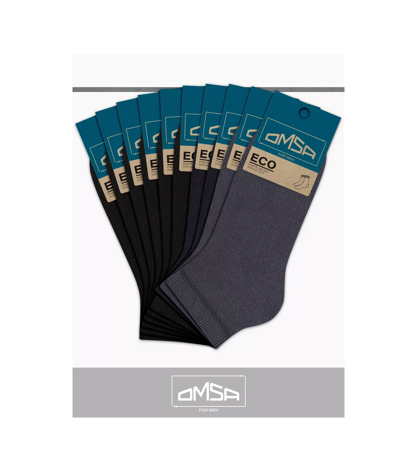 Omsa 10 Çift Pamuklu Kız Çocuk Kısa Yaz Çorapları Ayakkabılık 39148520 Siyah