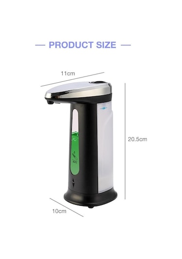 400ml Otomatik Sıvı Sabunluk Akıllı Sensörlü Sabunluk Dağıtıcı Fotoselli Abs Sabunluk Mutfak Banyo İçin Diğer Diğer