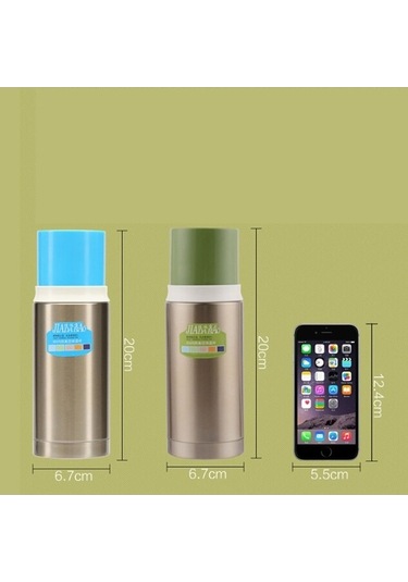 Ebitda Taşınabilir Soğuk Çay Matara - 300-400ml Paslanmaz Çelik Vakumlu Kupa - Araba & Ofis Kullanımı Çok Renkli