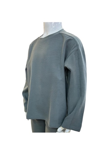 Benetton Kız Çocuk Mavi-antrasit Benetton Tshirt Antrasit