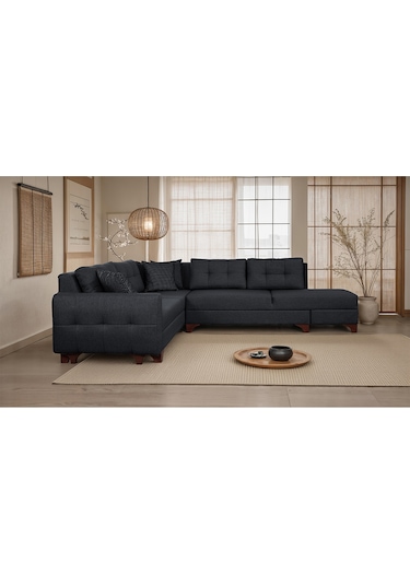 Eymense Cloft Köşe Koltuk Antrasit