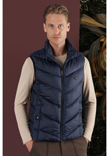 Y 161 Lacivert Klasik Yelek Lacivert