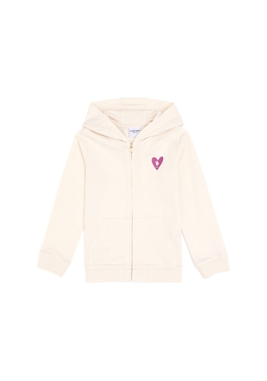U.s. Polo Assn. Kız Çocuk Krem Sweatshirt 50296390-vr071 Krem