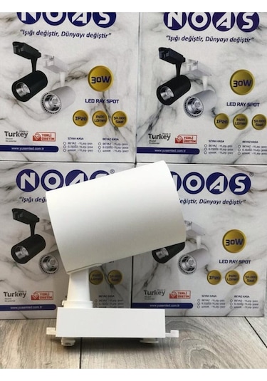 Noas 30w Beyaz Kasa Ray Spot Beyaz Işık