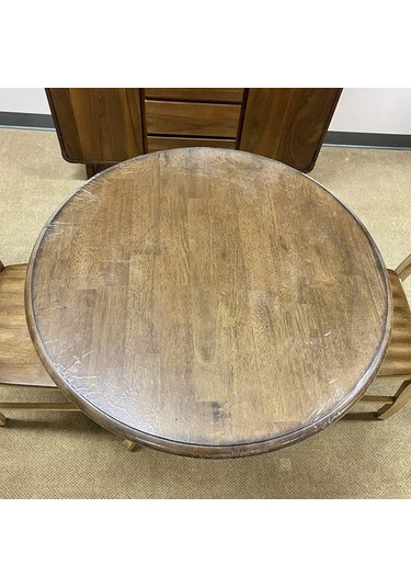 Ximistore9 Tek Kullandım Devir Uçurma Yuvarlak Masa Örtüsü - 48r 36-44 İnç Uyumlu , Şeffaf Pvc, Daşınmaz Koruma Diğer