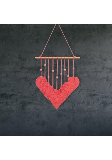 Homyl Yapraklar Dokuma Goblen Makrome Duvar Asılı Bohem Yaprak