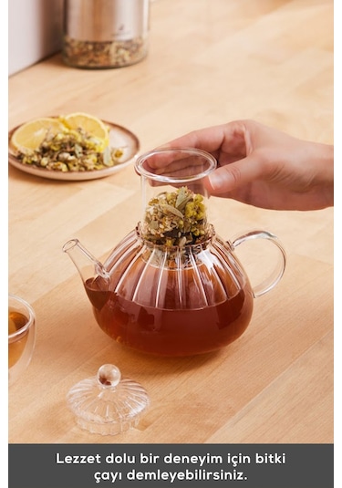 Karaca  Lori Borosilikat Cam Çaydanlık