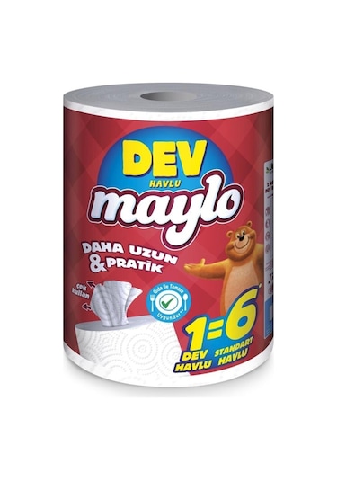 Maylo Çift Katlı Dev Kağıt Havlu 2'li