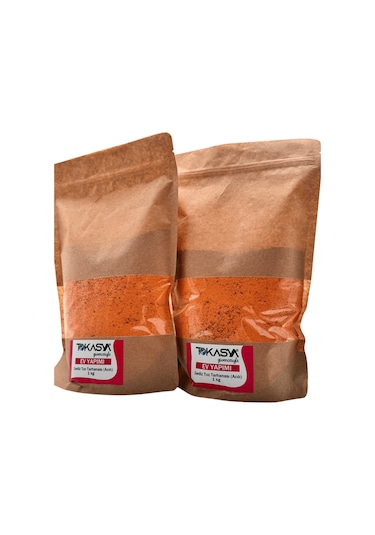 Tokasya Ev Yapımı Gediz Toz Tarhanası Acılı 2 x 1 KG