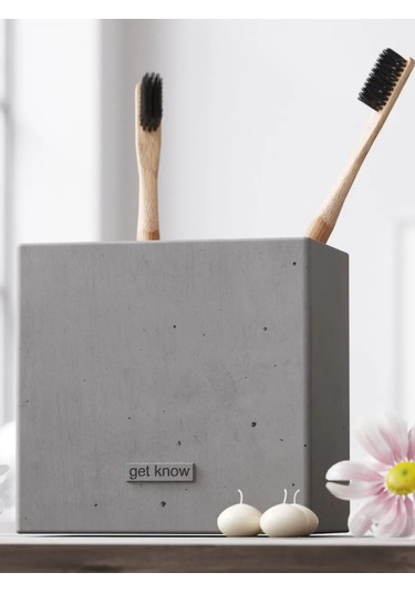 Getknow Home Banyo İçin Diş Fırçası Bardağı 269935864 Gri