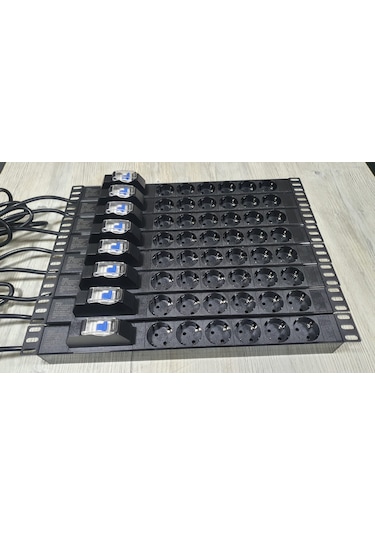 Grup Priz Otomatik Sigortalı Pdd 19"rack Alev Yaymaz 1