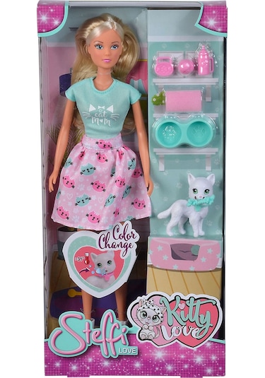 Steffi Love Bebek ve Yavru Kedi Oyuncağı
