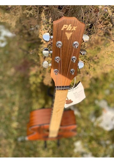 Phx Ince Kasa Elektro Akustik Gitar-Maun Ağacı-Gül Klavyeli