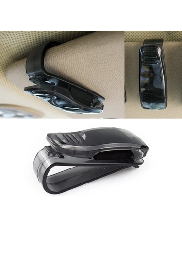 Point Araç Içi Gözlük Tutucu Oto Gözlük Tutacağı Klipsli Güneşliğe Takılan Kartvizit Tutucu
