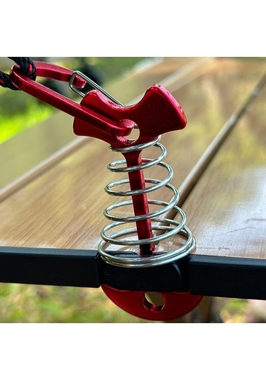 Trendooze Yaylı Siyah Kılçık Karabina İle Güverte D-şekilli Çivi Çapa Çadır Bahis At6546 Aotu Alüminyum Alaşımlı - Bq Siyah