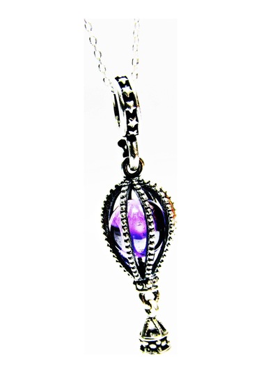 Lilahgümüştr Gümüş Balon Temalı Kadın Kolye