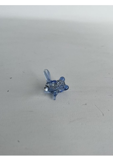 El Yapımı Mini Murano Cam Tavşan Biblo A128-02