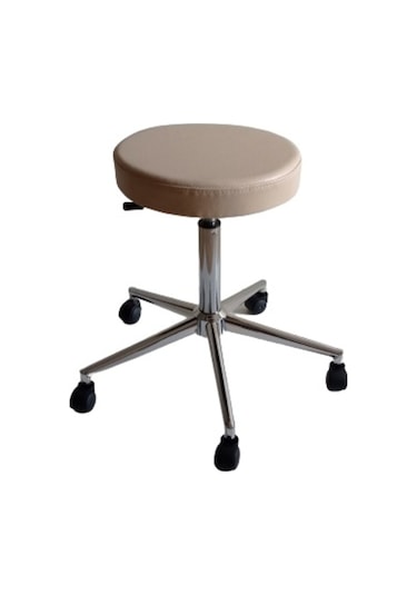 Tabure Lüks Kromaj Ayaklı