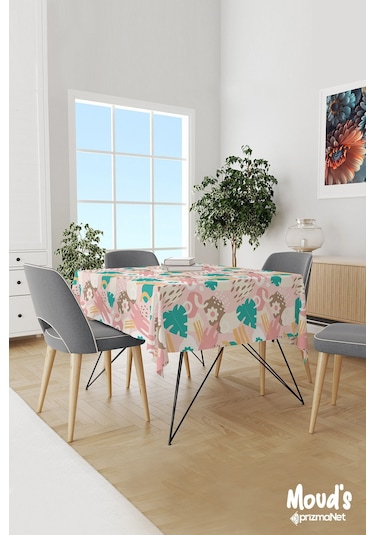 Pastel Çiçek Ve Yaprak