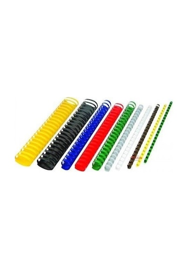 Office Force 28 Mm Kırmızı Plastik Spiral Cilt Malzemesi 50'Li