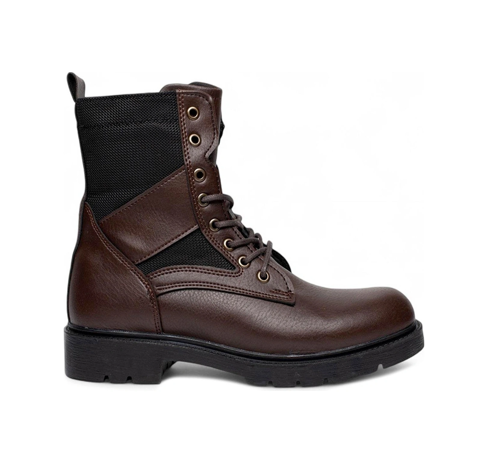 Celira Cnt Kahve Kauçuk Kaymaz Taban Erkek Postal Bot Nsb934 Çok Renkli