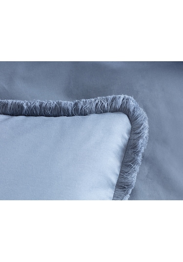 Madame Coco Sona Tek Kişilik Püsküllü Nevresim Takımı Nt0000000143tek Kişilik-indigo