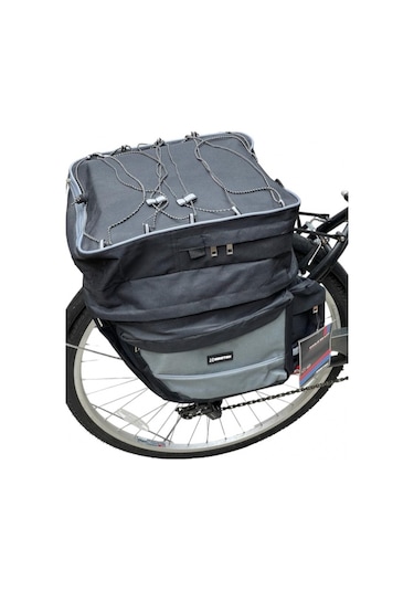 Asistan Coolie Rb600 Bagaj Üstü Heybe Çanta Gri - Siyah