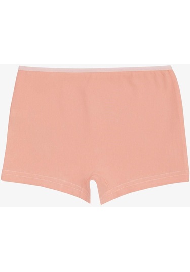 Breeze Kız Çocuk Boxer Papatya Baskılı 5-11 Yaş, Somon-somon Somon