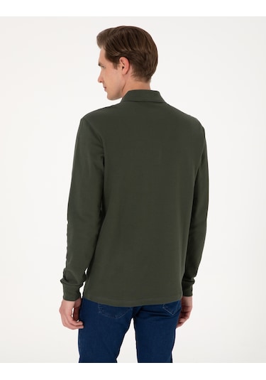 Pierre Cardin Erkek Koyu Yeşil Sweatshirt 50314048-vr079 Koyu Yeşil