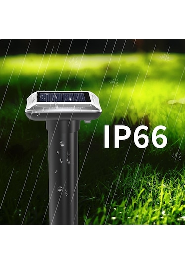 Cbtx SJZ038 Dış Mekan Su Geçirmez Güneş Enerjili Ultrasonik Ultrasonik Hayvan Kovucu Turuncu