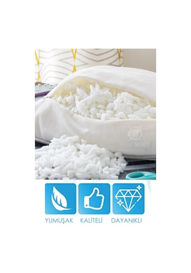 Elyafsepeti 1 Kg Kırpıntı Sünger Yatak Ve Yastık Dolum Maddesi