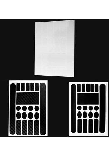 B-koruma Membran Bisiklet Çıkartmaları Koruyucu Film Su Geçirmez 1 Takım Çıkartma Dağ Bisikleti Bisiklet Çerçeve Siyah