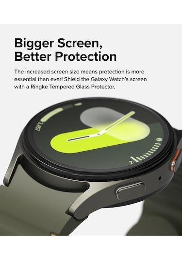 Samsung Galaxy Uyumlu Watch 7 44mm Full Ekran Nano Saat Koruyucu