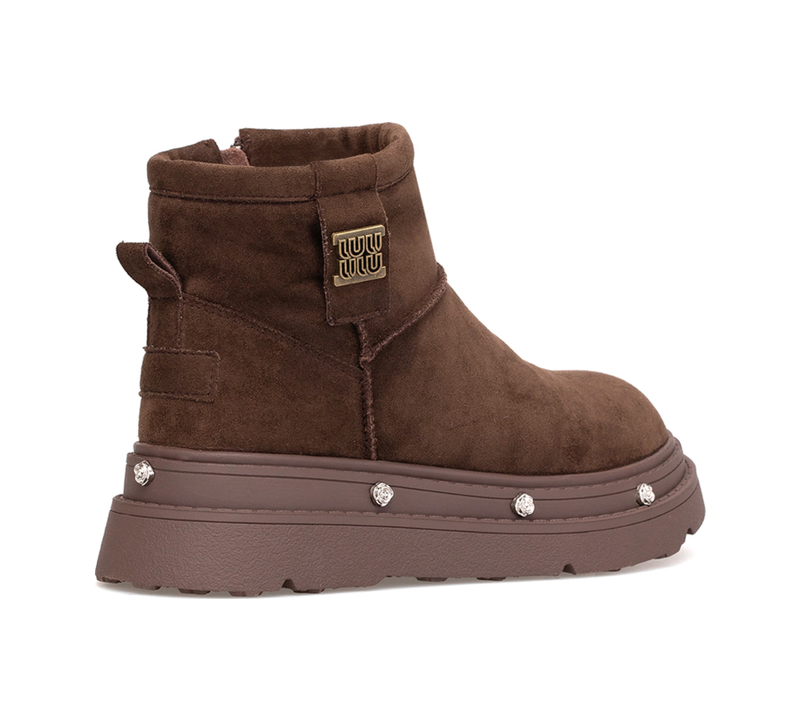 Guja 25k435 Kadın Hakiki Deri Düz Bot Kahverengi Kahverengi