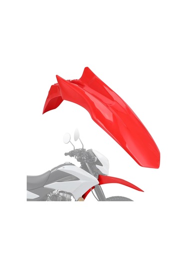 Nayomiglow Motosiklet Ön Çamurluk Çamurluk Kapağı Honda Xr150l Xr 150l Aksesuarları İçin Sıçrama Koruyucu Kırmızı