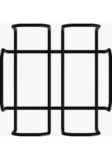 Özel Tasarım Kare Peçetelik Siyah