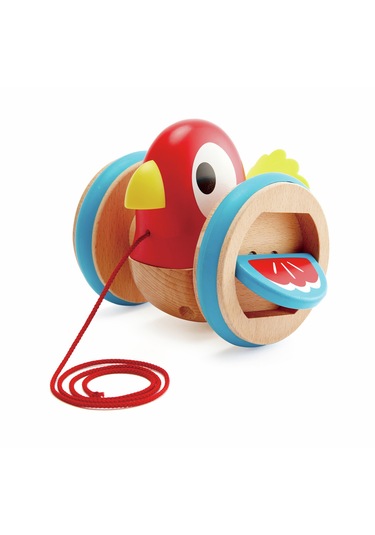 Ahşap İpli Çekçek Yürüme Arkadaşım Papağan 1 Yaş +