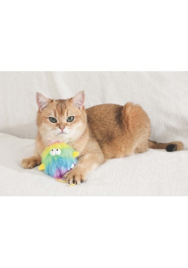 M-pets Fluffy Zee Catnipli Kedi Oyuncağı Multicolor
