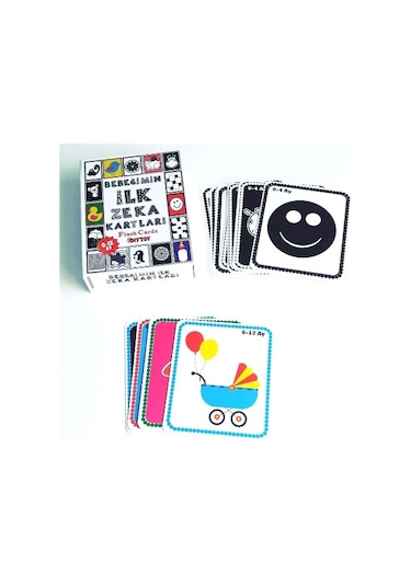 Diytoy Bebeğimin İlk Zeka Kartları Flash Cards Eğitici Kartlar