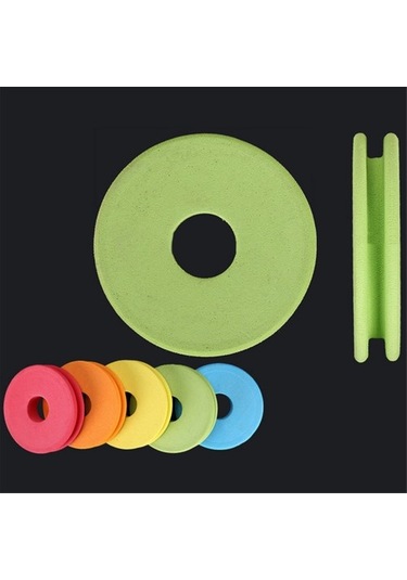 Metabagua 100 Adet Yuvarlak Makaralar Köpük Büyük Makara Balıkçılık Makarası Makara Balıkçılık 6.8cm Wsnuyq Açık Sarı