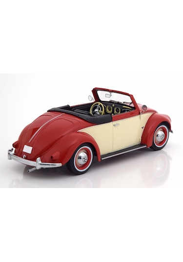 Kk Scale 1:18 Vw 1200 Hebmüller Cabrio 1949 Rot/creme Limited Edi