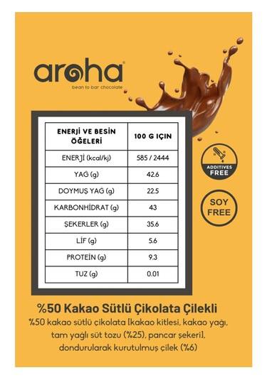 %50 Kakao Çilekli Sütlü Lolipop Çikolata 25 G 1 Adet