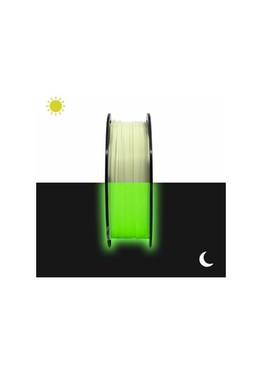 Elas Yeşil Glow Pla Plus Filament 1 Kg