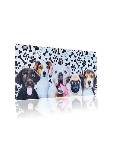 90x40cm Xxl Büyük Boy Kaymaz Taban Gaming Oyuncu Mousepad Dogs