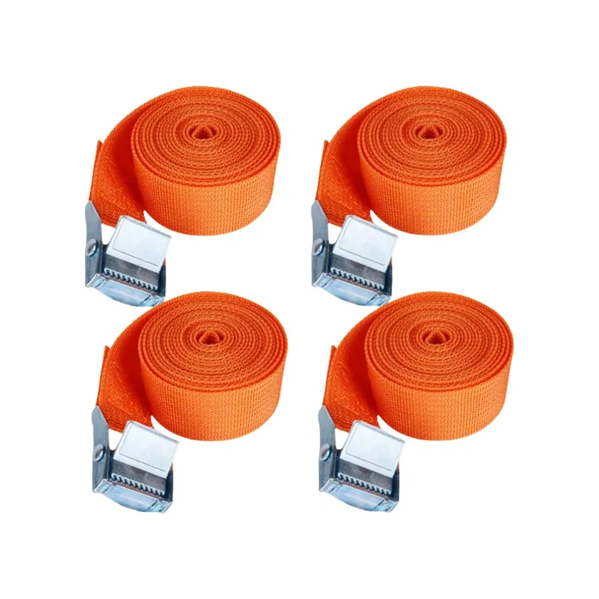 Gateesat Kırmızı 78.74in 4 Renkli Çok Amaçlı Yüksek Dayanıklı Valiz Bağlama Kayışı Diğer