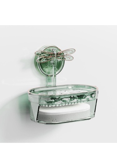 Suntek Magideal Dragonfly Vantuz Sabun Kutusu Yaratıcı Yeşil