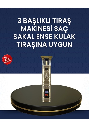 Burun Ve Kulak İçin 2 Si 1 Arada Tıraş Başlıklı Cihaz