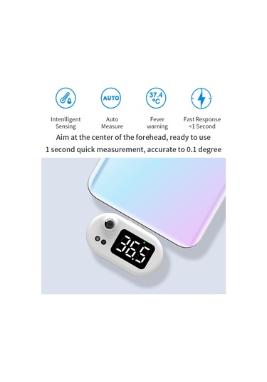 Vkemall Usb Akıllı Isı Ölçer - İos Uyumlu, Pil Gerektirmeyen, Portatif Entegre Telefon Enstrümanı