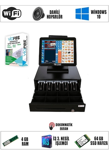 Pos Start Barkod Sistemi Basit Set Jj-6800a